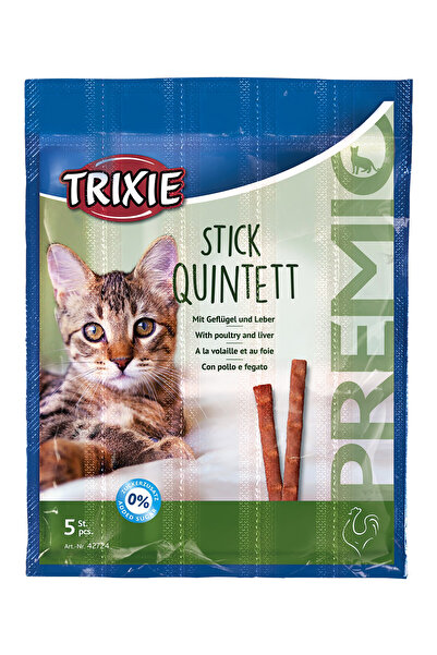 Trixie Recompense Pentru Pisici, Premio Stick Quintett, Pasare Si Ficat, 5 x ...