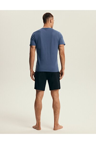 Henderson Men's Classic Pajama Set Shorts & T-Shirt 100% Cotton Homewear | Mick