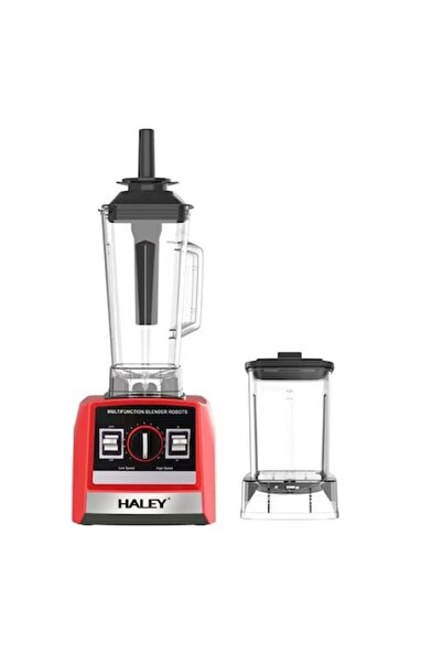 HALEY Blender profesional, 5500W, recipient 2.5L, otel inoxidabil, functionare umed/uscat, rosu/negru