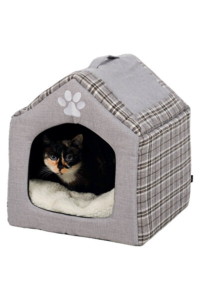 Trixie Casuta Iglu Silas 40x45x40 cm Gri/Crem 36352