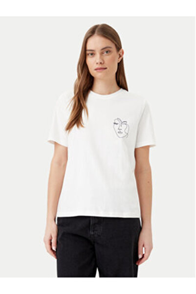 VILA Γυναικείο T-Shirt 14103247 Λευκό