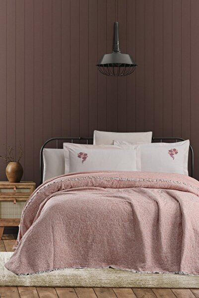 argehome Nakışlı Battal Boy Yatak Örtüsü