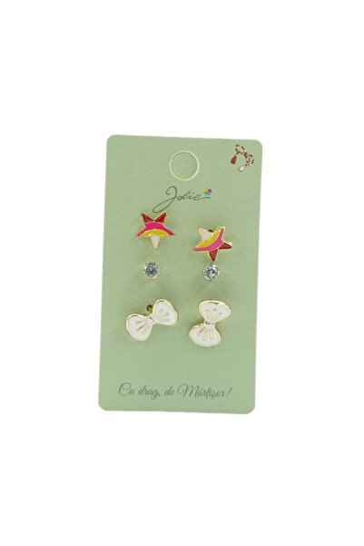 Flippy Set 3 Perechi Cercei Stea, Piatra, Fundita