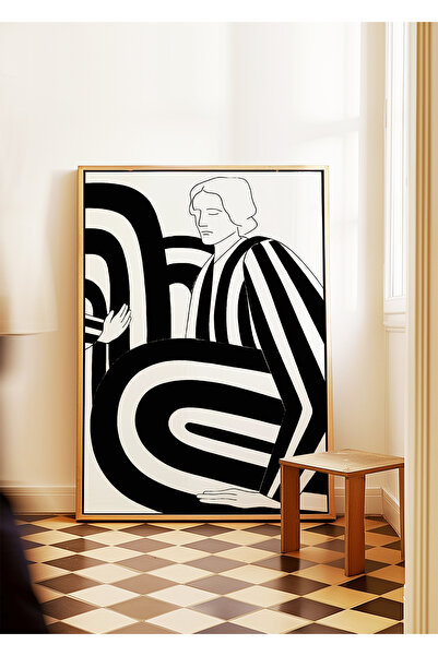 ARTHOUSECOLLECTIVE Monochrome Drift - Colecția de artă abstractă - Poster făr...