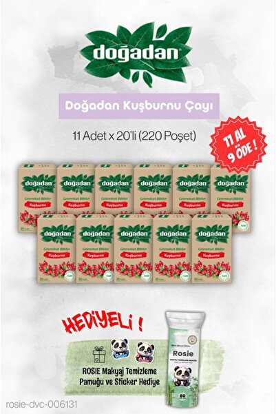 Doğadan Kuşburnu Çayı 11 AL 9 ÖDE ve Rosie