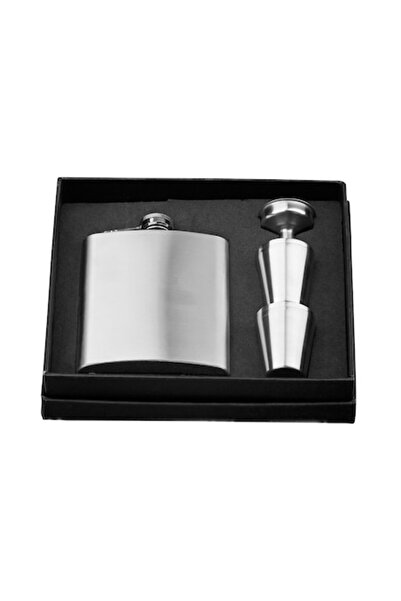Graveaza iubirea Set sticla metal otel inoxidabil 6oz 200 ml pentru bauturi f...