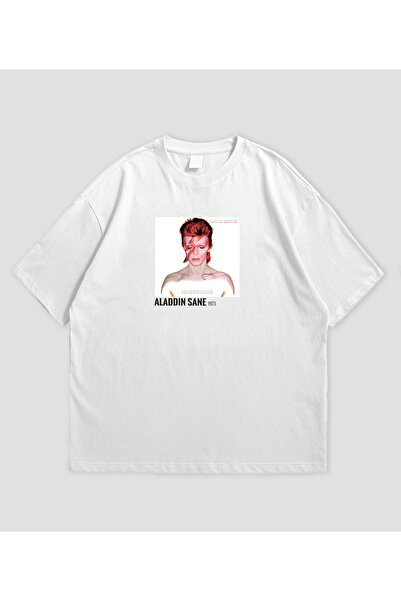 SVART WEAR Дейвид Боуи - Албум Унисекс Овърсайз тениска