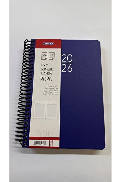 Gıpta 2026 Твърда корица Дневник с линии 17x24 Дневник 406-SEK