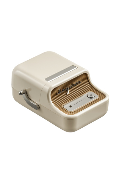 NiiMbot B21 Pro Bluetooth Taşınabilir Termal Etiket Yazıcı - Krem (300DPI)