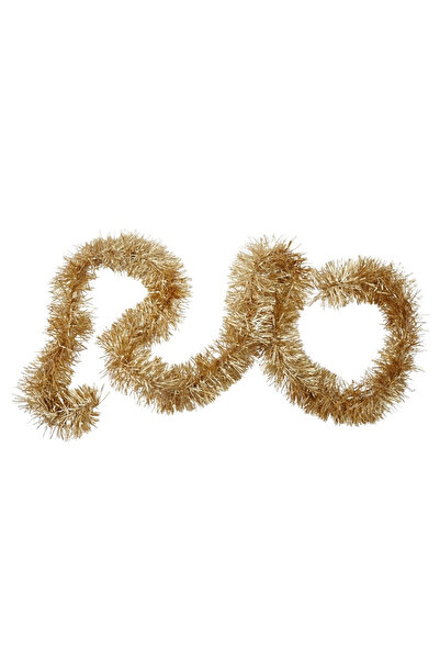 Toolsy Beteală de Crăciun, Flippy, aurie, dimensiune: 2 m x 9 cm material: fo...