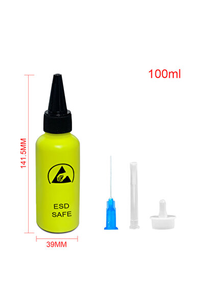 Choice4 100ml-yellow Alcohol bottle dispensing rosin washing plate water anti...