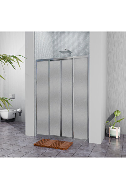 TEKNO DUŞ DUŞAKABİN TEKNE VE KÜVET SİSTEMLERİ Gümüş Plastik Mika Duşakabin H:...