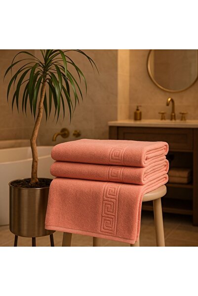 HORECA PAPATYA Set 3 prosoape 70x140 Turcesti cu model grecesc