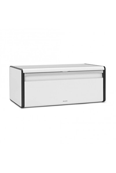 Brabantia Ladă de pâine Fall Front 1003246, 18 l, 46,5x25 cm, Montare pe perete, Fără amprente, Alb