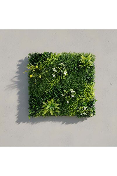 Danube Home لوحة شبكية فاخرة للخصوصية بلون أخضر صناعي | سياج زخرفي مقاوم للأش...