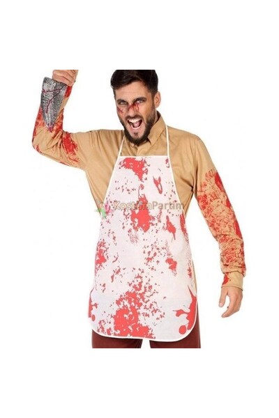 tasarım rengarenk kostüm șorț de măcelar ucigaș și vopsea de sânge