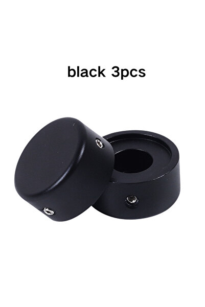 Choice8 Black 3pcs 1 Pack Effector Guitar Pedal Caps Footswitch Topper Pedal ...