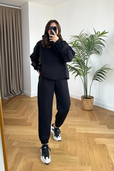 YAKAMEL ΓΥΝΑΙΚΕΙΟ ΣΕΤ ΦΟΡΜΑΣ ΠΡΕΜΙΟΥΜ ΥΠΕΡΜΕΓΕΘΕΣ ΦΟΥΤΕΡ 3 ΚΛΩΝΩΝΩΝ ΝΗΜΑΤΩΝ