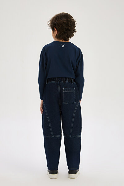 Nebbati Boy Navy Blue Trousers