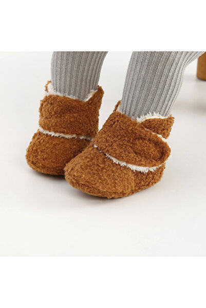Bebelul Brown baby booties - Lola