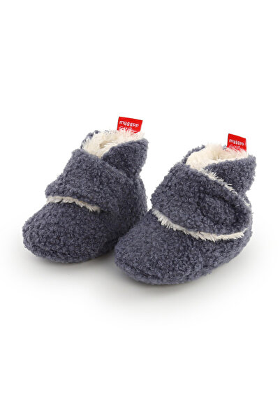 Superbaby Gray baby booties - Lola