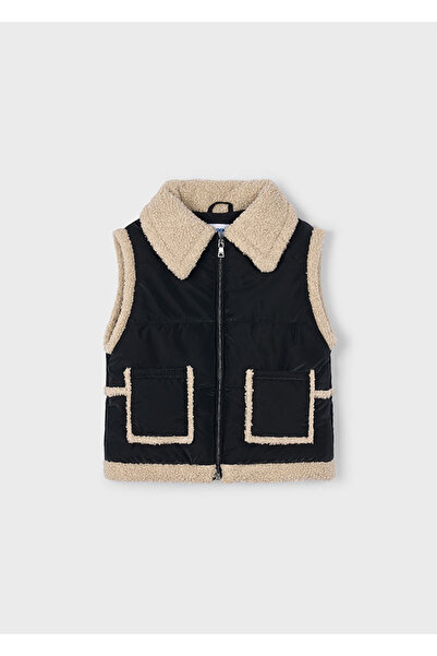 MAYORAL 4-10 години момичета черно поларно флисово яке с цип