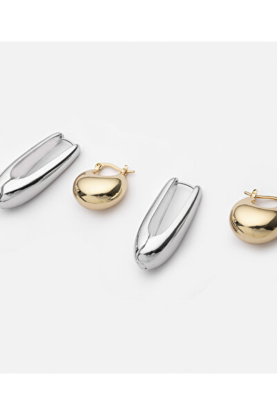 İpekyol Çift renkli küpe seti