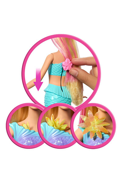 Barbie Büyülü Çiçekler Deniz Kızı Bebeği JDM72