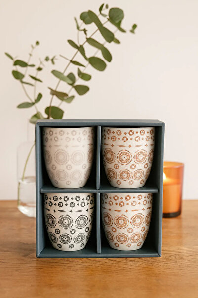 OEM Set 4 cani miraj, ceramica, 250ml