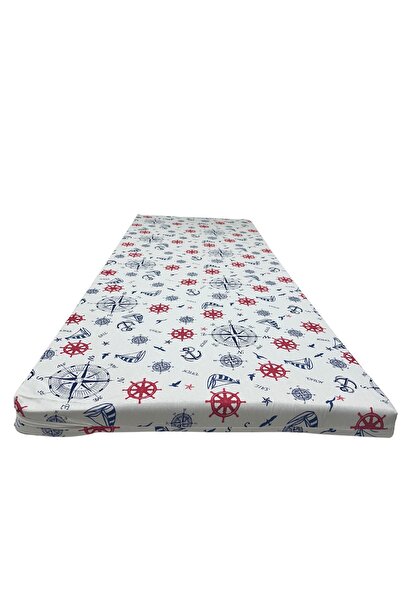 Vip Home Concept Sünger Yatak 80x180x6 CM, Yer Yatağı, Balkon Sedir Yer Minderi,Şantiye,Karavan,Deprem Yatağı-MARİN