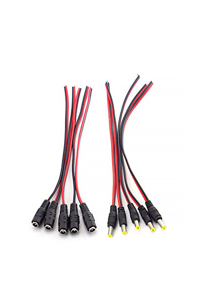 Choice ZLDLCK-5Male-5Female 5Pcs 10Pcs 5.5x2.1mm Male Female Plug 12V DC Powe...