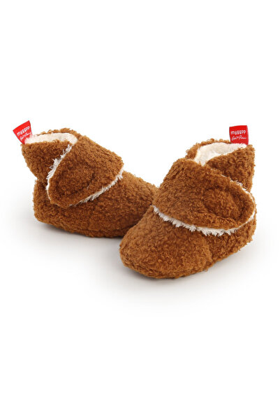 Bebelul Brown baby booties - Lola
