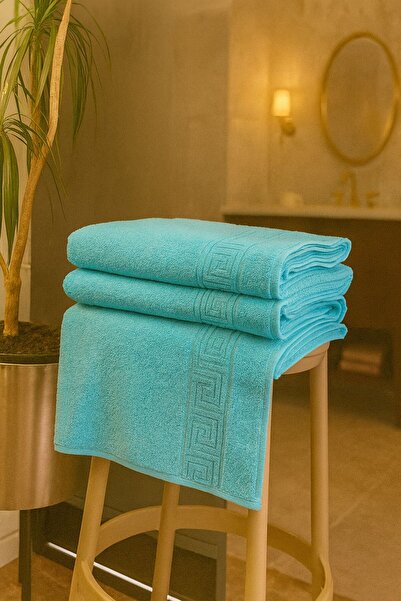 HORECA PAPATYA Set 3 prosoape Turcesti cu model grecesc