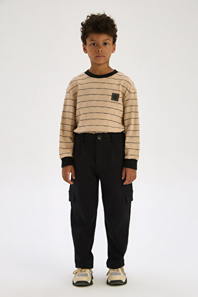 Nebbati Boy Black Trousers