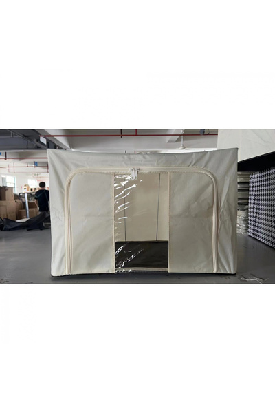 Flippy Cutie de depozitare pliabilă, Flippy, cadru metalic, cu fermoar, 100 L...