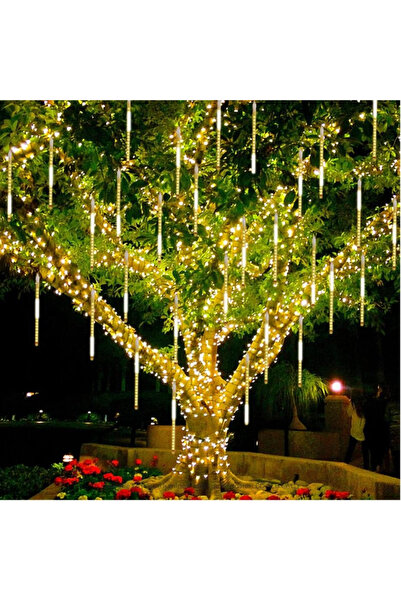 Wertcraft Warm white light installation, meteor shower, 8 light tubes 30 cm, ...