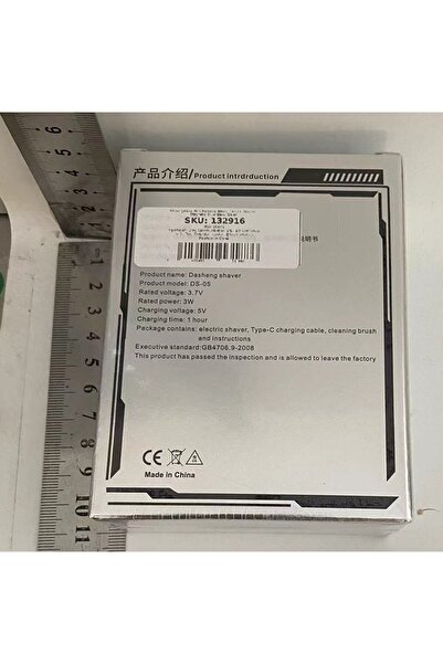 Flippy Mini Electric Shaver, Flippy, Portable with Detachable Rotating Head and 2 Steel Blades, Waterproof,