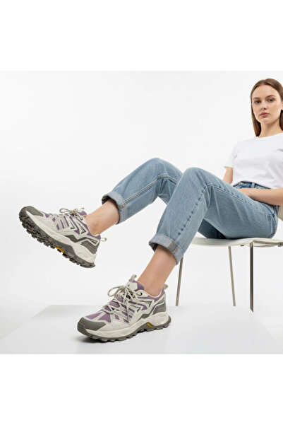 HUMTTO 160112B BEYAZ MOR Outdoor Trekking Spor Ayakkabı