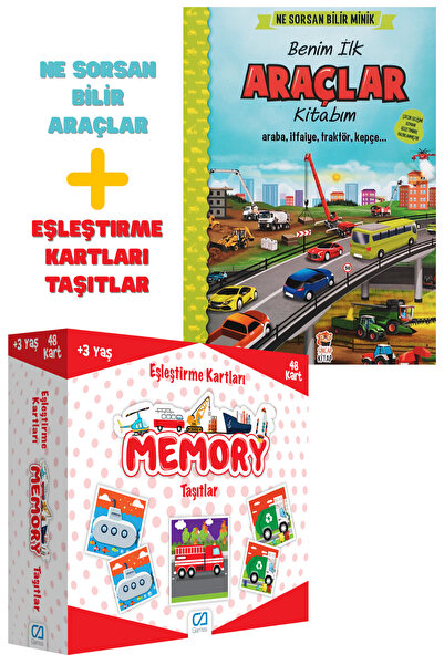 Sincap Kitap Ne Sorsan Bilir Araçlar Kitabı + CA Games Hafıza Oyunu Seti | Eğ...