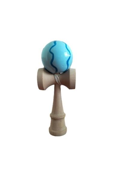 LEIBOO Kendama Minge Profesională din Lemn Super Stick Acoperită 18 cm, Joc d...