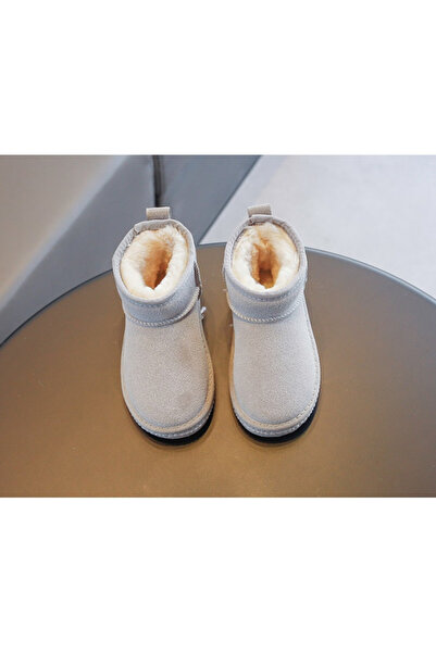 Superbaby Gray fur-lined boots - Rabi