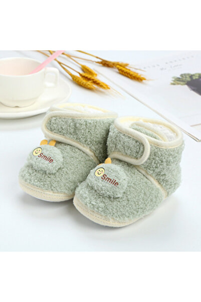 Superbaby Plush patent leather boots - Smile