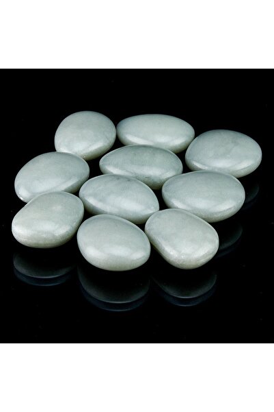 PROCART Phosphorescent pebbles glow aqua, diameter 4 cm, 10 pieces