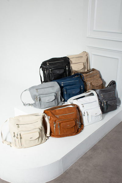 MEGA ÇANTA Lisbon Leather Women's Shoulder/Backpack