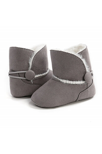 Superbaby Grey boots with buttons for girls
