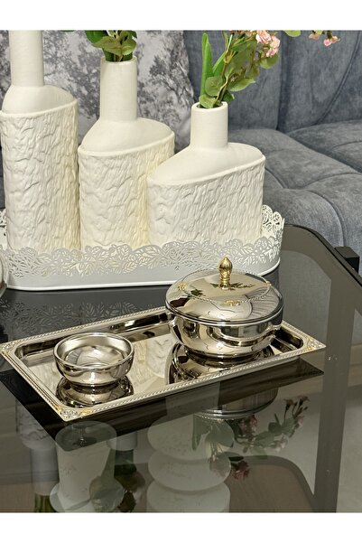 AL-HAMAMMI طقم تبسي مع تمرية الخزامئ