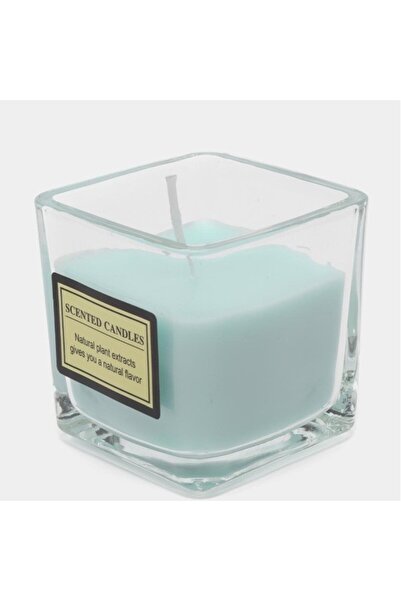 Flippy Scented Candle, Transparent Glass Cup, Essential Oil, 4.8x5.4x5.5 cm, Oceanic, Blue