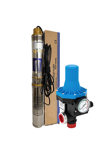 DDT Pompa submersibila de mare adancime 8 turbine 4QJD2-8, 1100 W, 120 m inaltime 5 mc/h, 1.5" + prescon