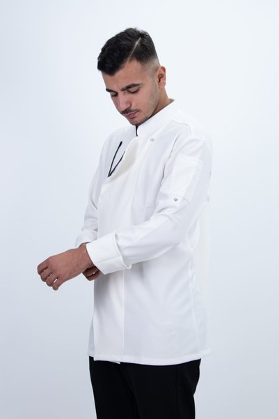 Das Uniform قميص الطهاة بسحاب، زي الطهاة، قميص الطهاة
