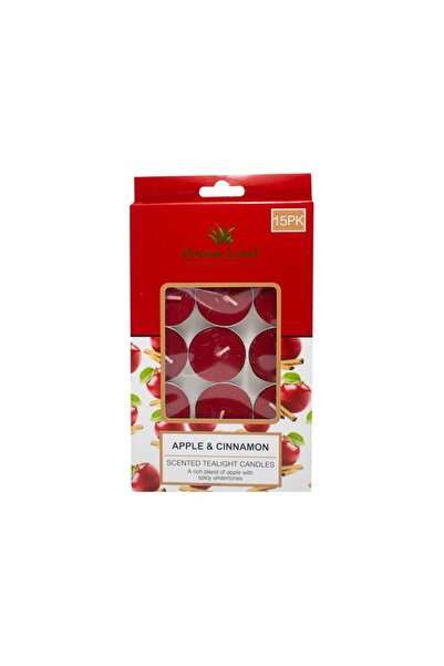 Aroma Land Lumânare parfumată tip tealight, Aroma Land, Măr + Scorțișoară, Se...